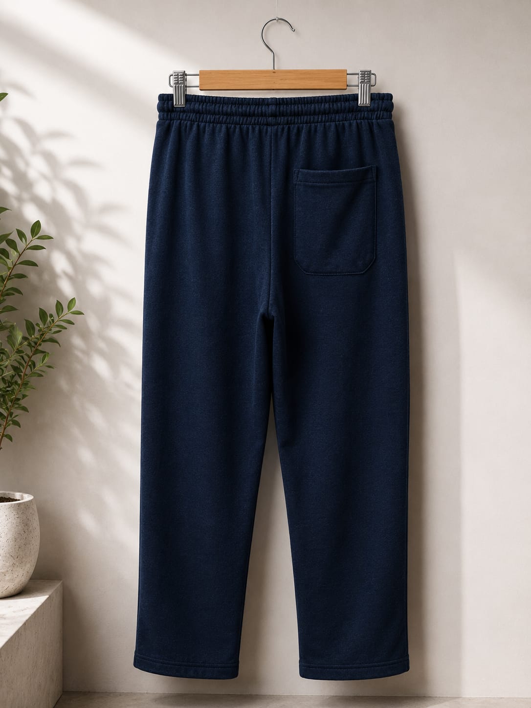 Essential Relaxed Sweatpants — Navy Heather