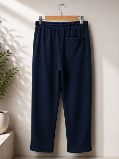 Essential Relaxed Sweatpants — Navy Heather