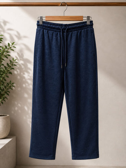Essential Relaxed Sweatpants — Navy Heather
