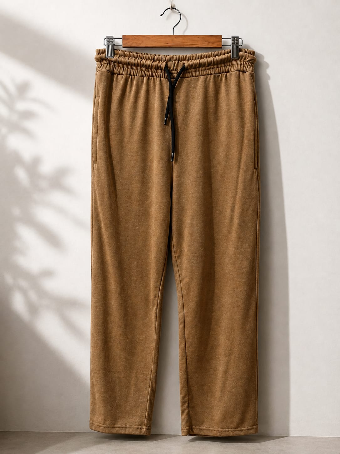 Essential Relaxed Sweatpants — Camel Heather