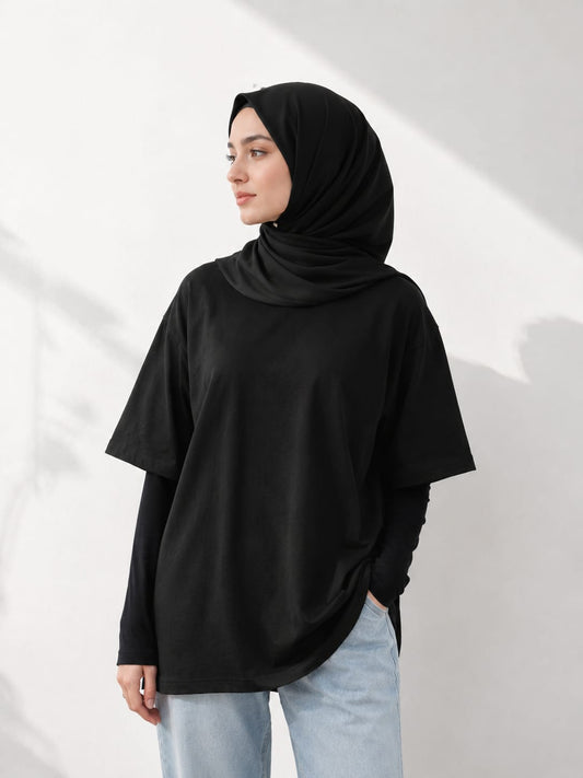 Oversized T-Shirt - Black